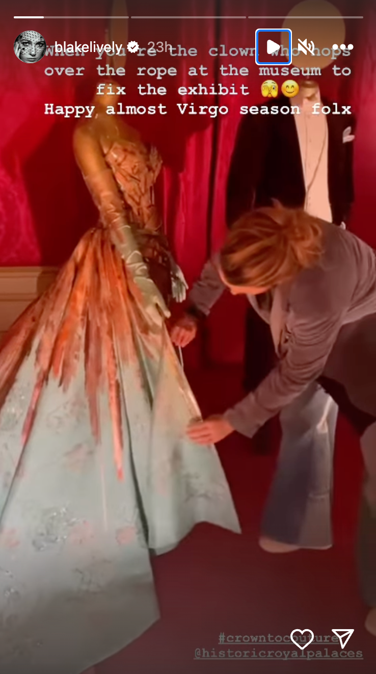 Blake Lively Jumped Over the Rope at a Museum to Fix Her Met Gala Dress