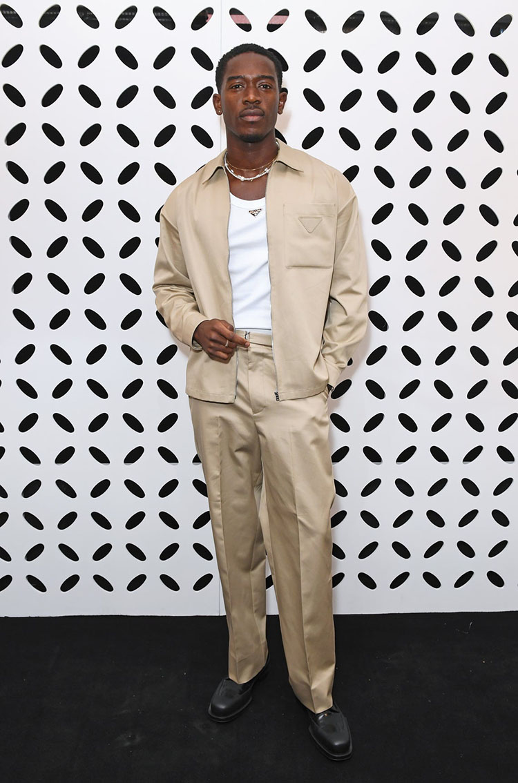 Damson Idris Wore Prada To The British Vogue x Self-Portrait Summer Party