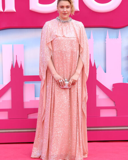 Greta Gerwig Wore Erdem To The 'Barbie' London Premiere