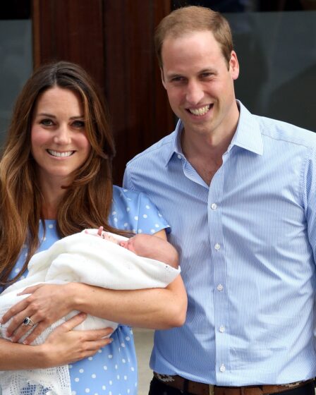 Then Duke and Duchess of Cambridge introduce their son to the world in 2013.