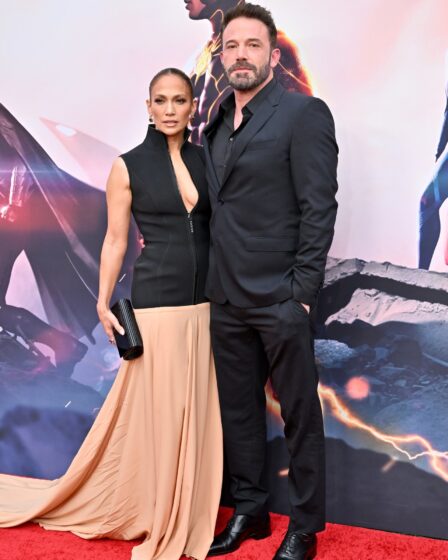 HOLLYWOOD CALIFORNIA  JUNE 12 Jennifer Lopez and Ben Affleck attend the Los Angeles Premiere of Warner Bros. The Flash...
