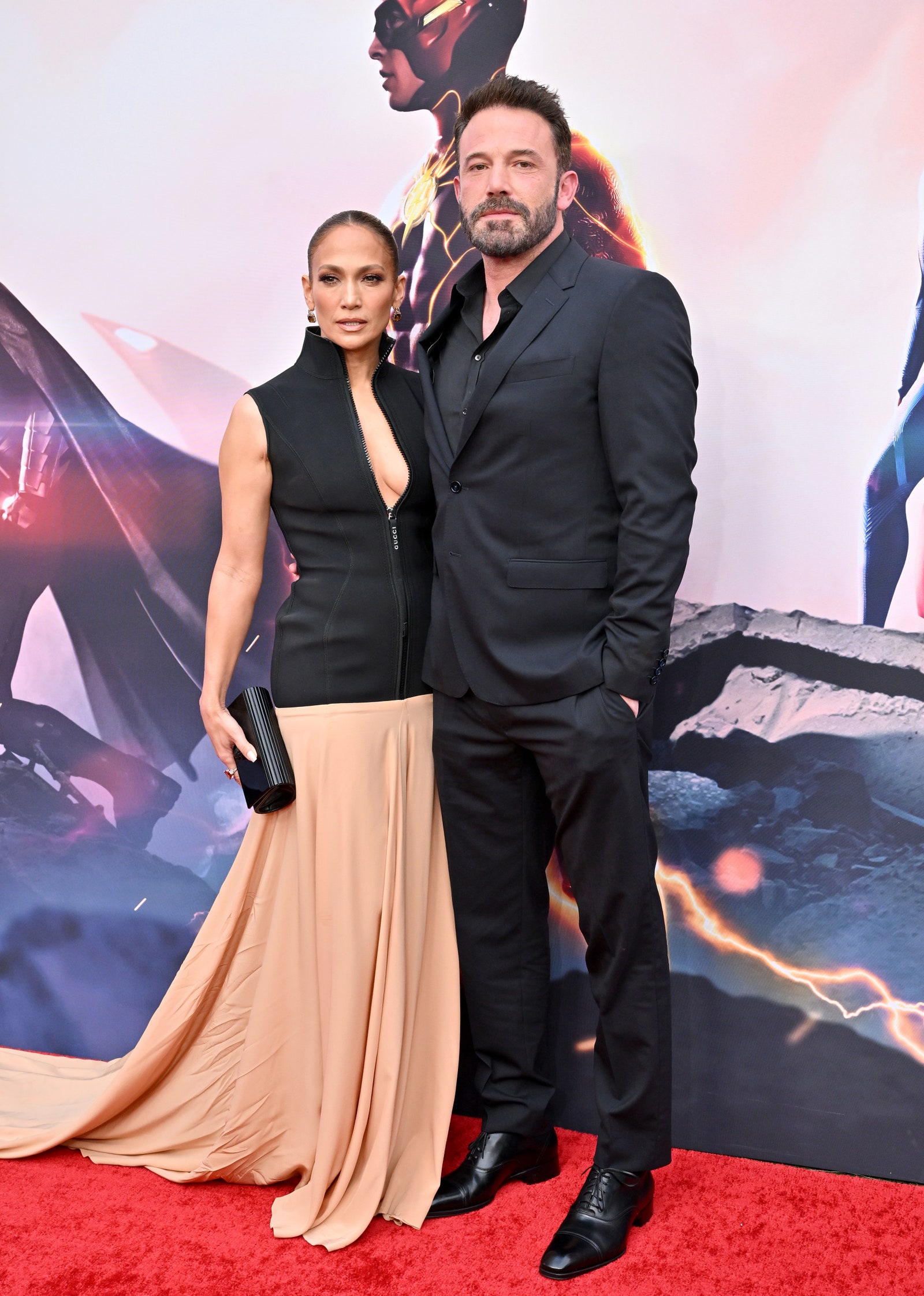 HOLLYWOOD CALIFORNIA  JUNE 12 Jennifer Lopez and Ben Affleck attend the Los Angeles Premiere of Warner Bros. The Flash...