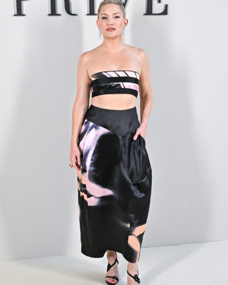 Kate Hudson attends the Giorgio Armani PrivÃ© Haute Couture FallWinter 20232024 show