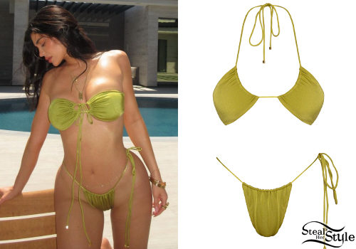 Kylie Jenner: Green Bikini