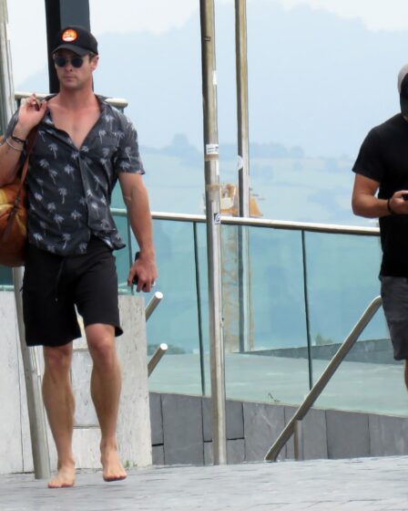 Hemsworth and Damon in San Sebastian Spain in 2018