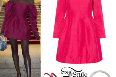 Olivia Culpo: Pink Dress and Pumps