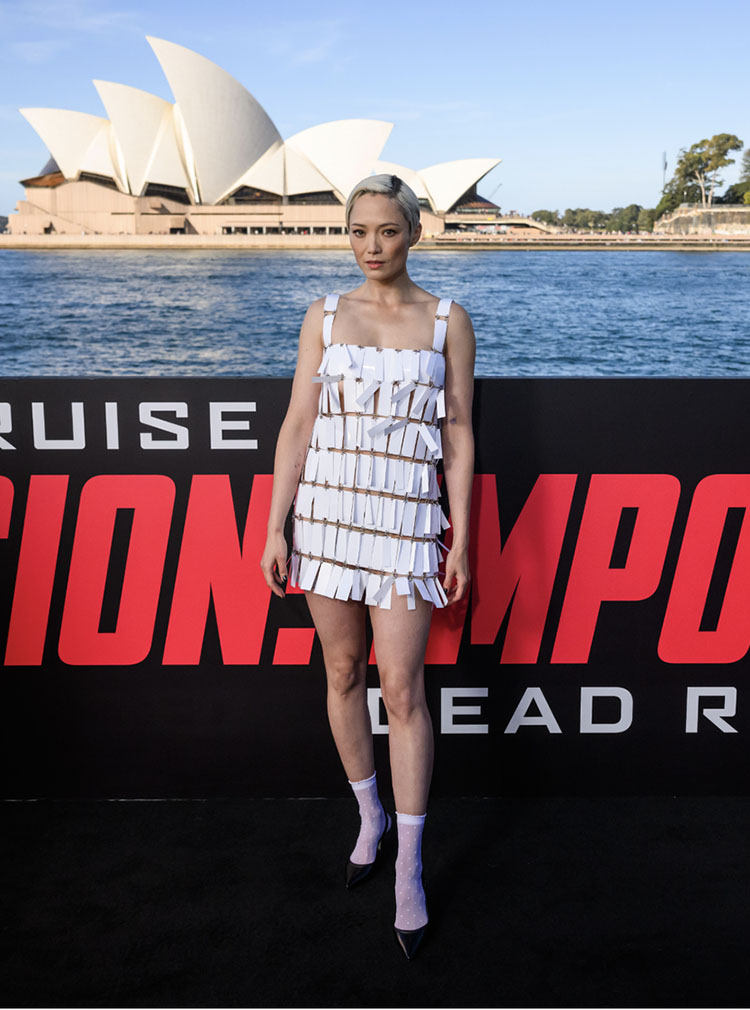 Pom Klementieff Wore Rabanne To The ‘Mission: Impossible - Dead Reckoning Part One’ Sydney Photocall 