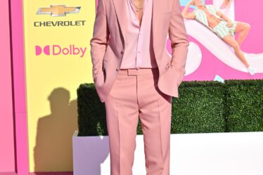 Ryan Gosling attends the World Premiere of Barbie at Shrine Auditorium and Expo Hall on July 09 2023 in Los Angeles...