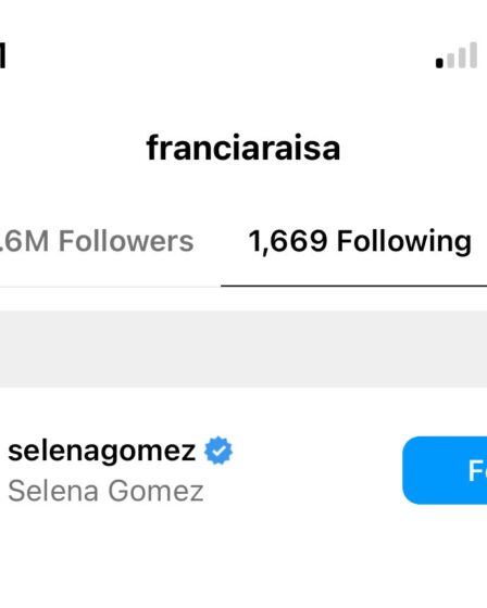Selena Gomez Francia Raisa follow