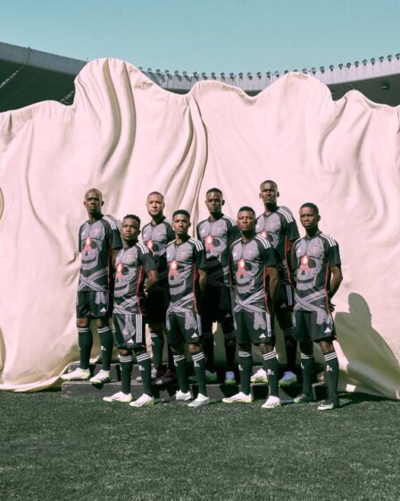 South African designer Thebe Magugu has teamed up with sportswear giant Adidas to design the football kit for the Orlando Pirates.