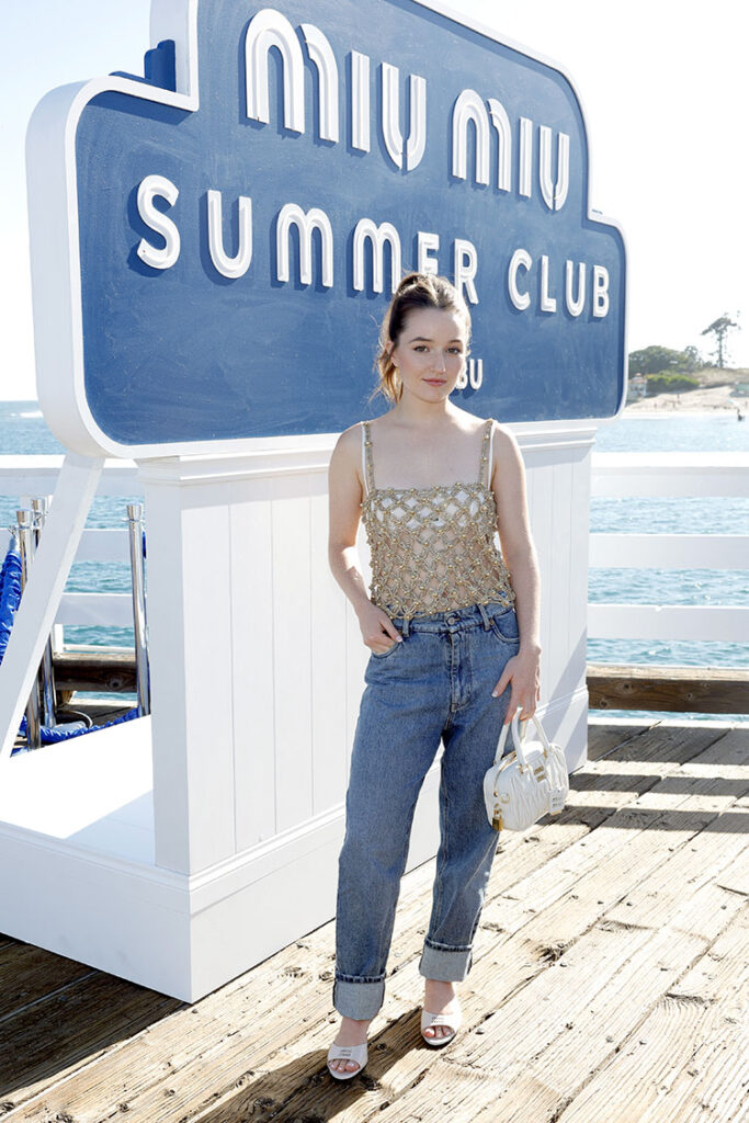 Kaitlyn Dever  attends Miu Miu Summer Club Malibu at the Malibu Pier 