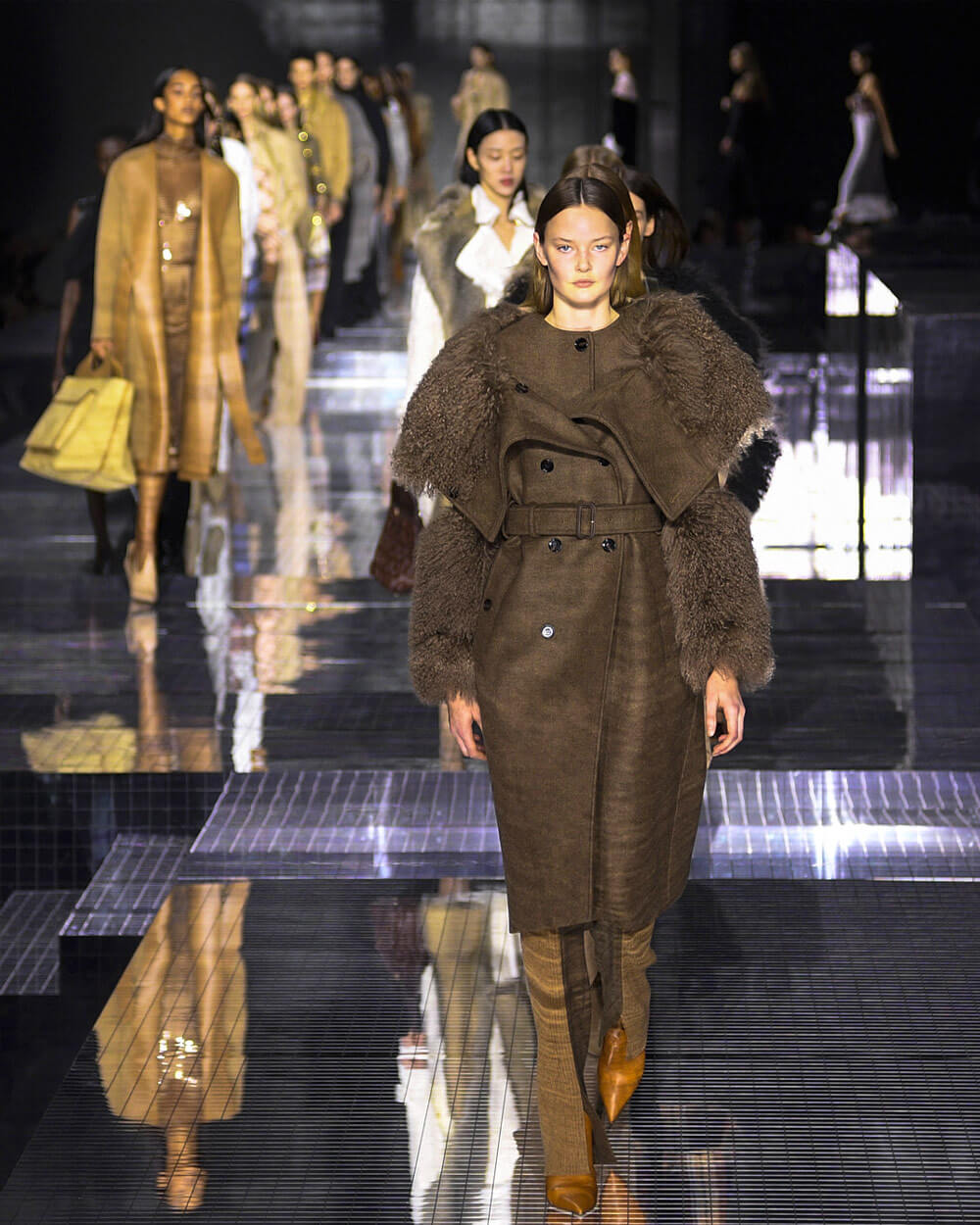 Burberry carbon neutral fashion show 2020