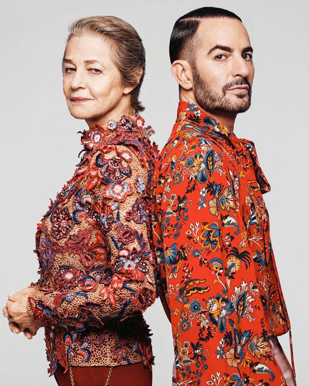 Givenchy Spring/Summer ‘20 campaign, fronted by Marc Jacobs and Charlotte Rampling