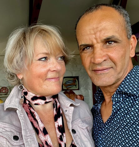 Jane and Abdel in Cornwall this year.