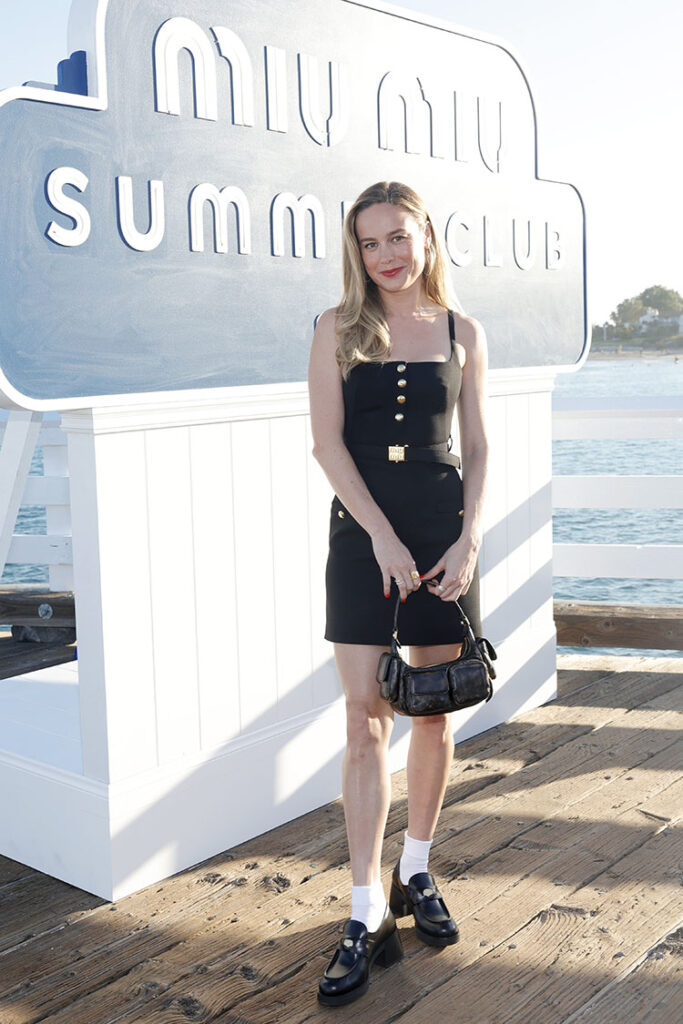 Brie Larson Miu Miu Summer Club Malibu