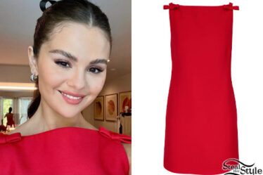 Selena Gomez: Red Mini Dress