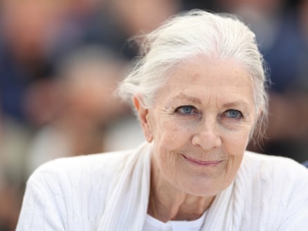 Headshot of actor Vanessa Redgrave at the Cannes Film Festival, May 2016