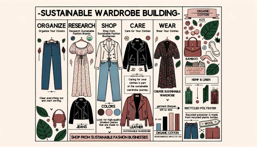 Infographic: Sustainable wardrobe building
