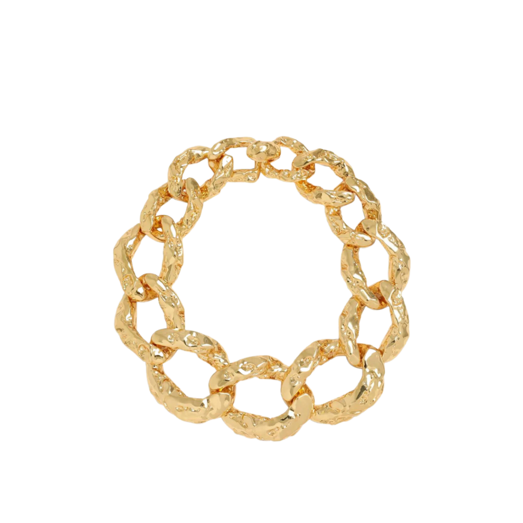 Alexis Bittar Golden Curb Link Necklace fall jewelry trends