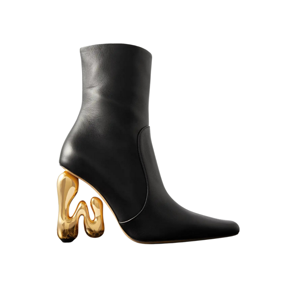 JW Anderson leather ankle boots fall outfit statement shoe