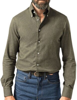 Blugiallo Cotton Flannel Shirt