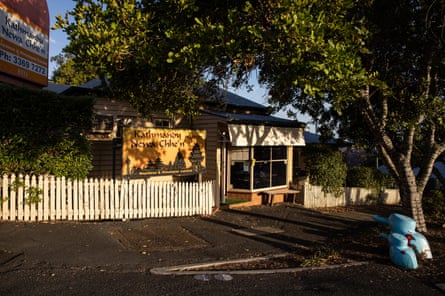 The roomy neighbourhood Queenslander where the restaurant is located