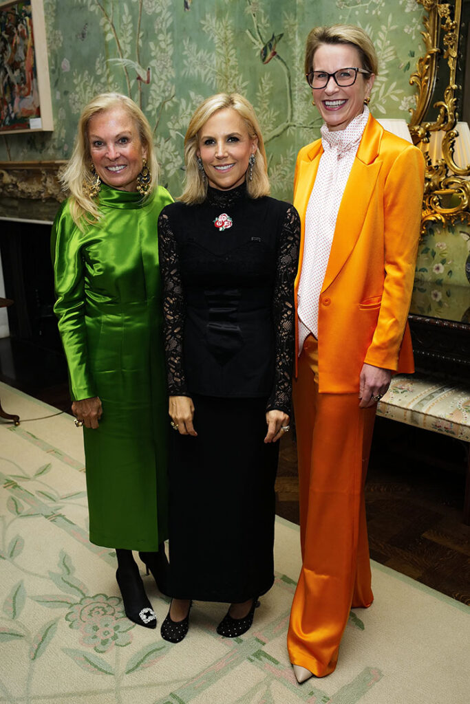 Jane Hartley, Tory Burch and Emma Walmsley attend the dinner in 