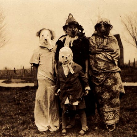 Vintage halloween costume, time and place unknown.