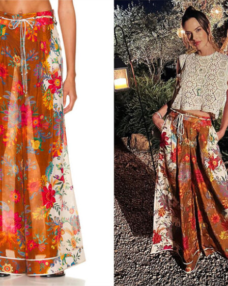 Alessandra Ambrosio's Zimmermann Ginger Relaxed Pant