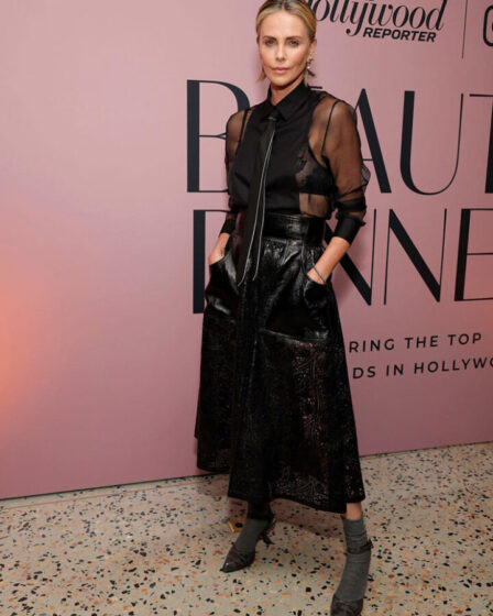 Charlize Theron Wore Dior To The Hollywood Reporter Beauty Dinner