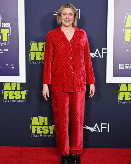 Greta Gerwig Wore Gucci To The 'Pee-Wee's Big Adventure'  AFI Fest Screening