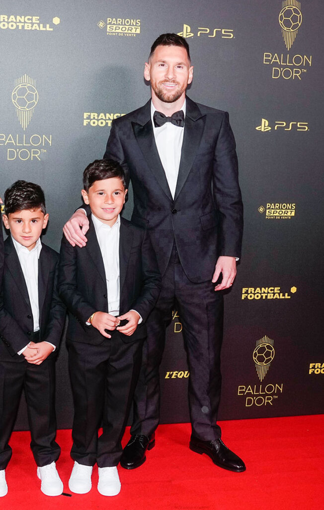 Lionel Wore Louis Vuitton To The 2023 Ballon d'Or Ceremony