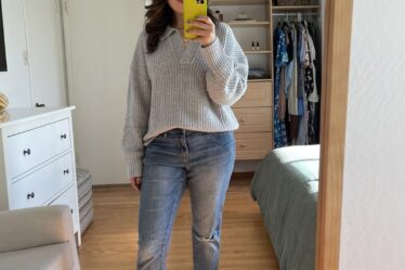Old Navy Polo Sweater Editor Review | Styled With Photos
