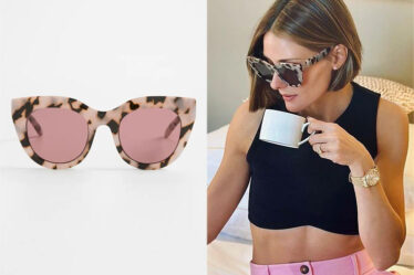 Olivia Palermo's Le Specs Air Heart Sunglasses