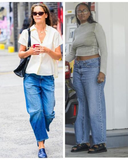 Sasha Obama, Jennifer Lopez, Kim Kardashian and more celebs rocking baggy jeans this fall