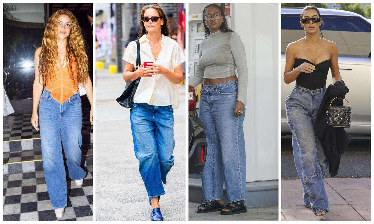 Sasha Obama, Jennifer Lopez, Kim Kardashian and more celebs rocking baggy jeans this fall