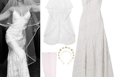 Vanessa Hudgens: Bride in White Costume