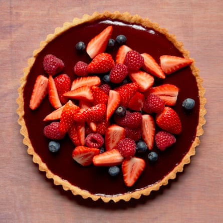 Tamal Ray’s berry mousse tart