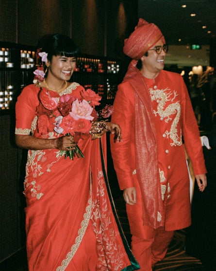 Humyara Mahbub and Michael Hing on their wedding day.