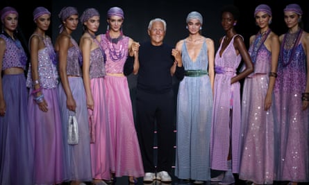 From the Giorgio Armani catwalk to the bedroom – pastel shades are in.