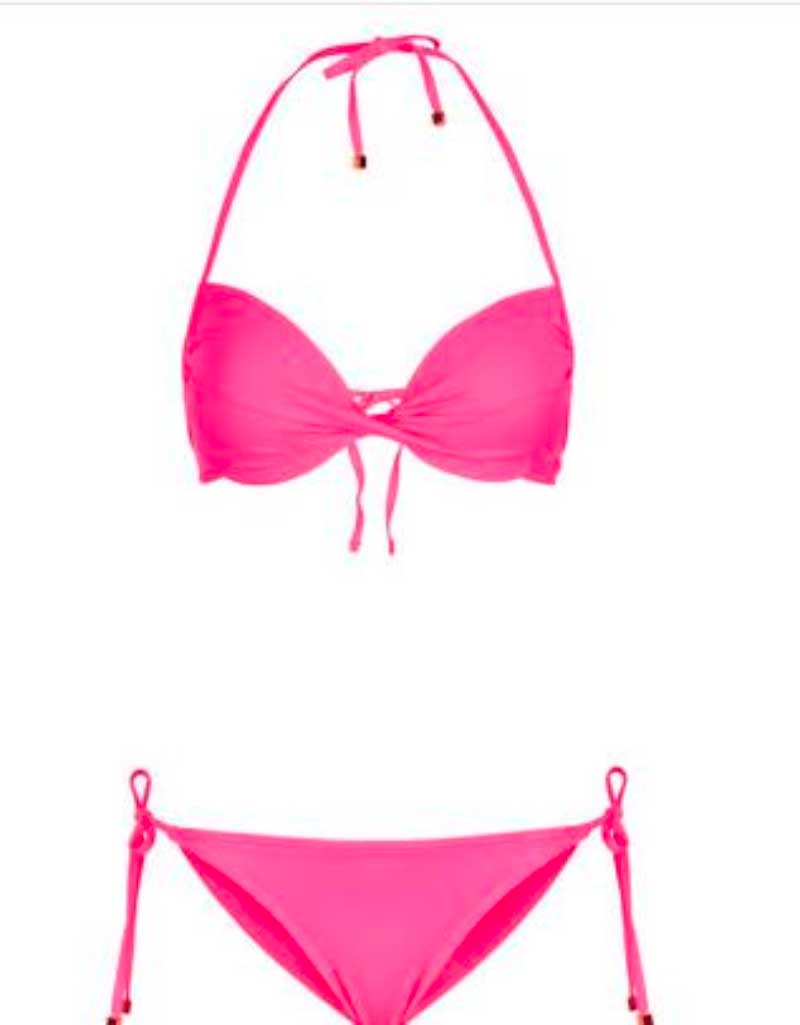 pink bathing suit image