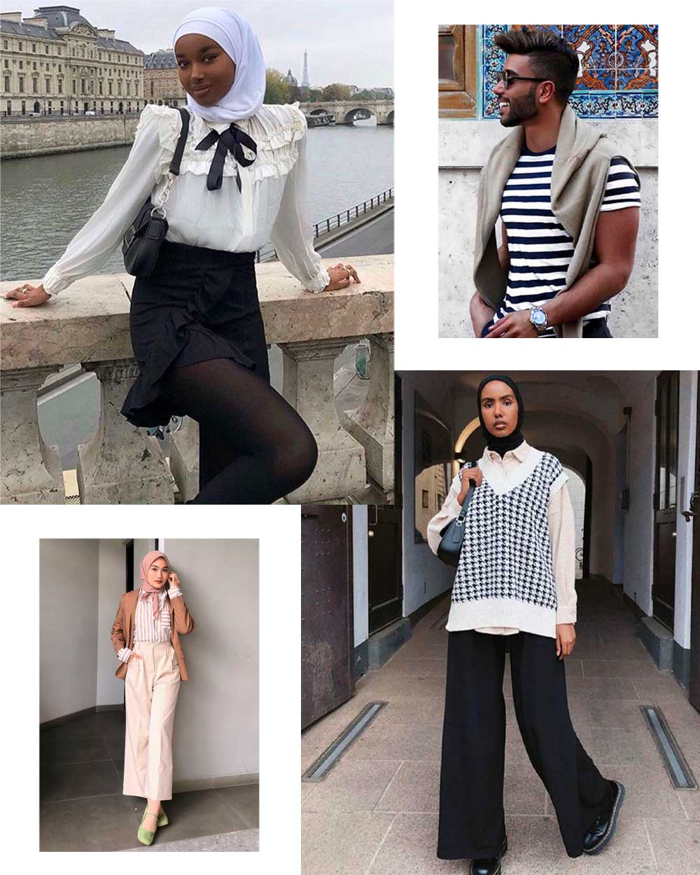 Arabic Preppy style fashion outfits