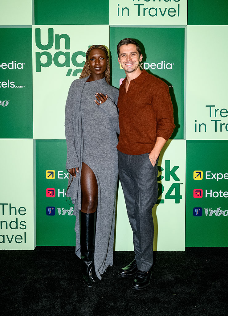 Jodie Turner-Smith Wore Anne Demeulemeester To The Expedia Group Unveils UNPACK ’24: The Trends in Travel Event