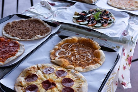 At Watany Manoushi, the manoush – pillowy flatbread topped with spices, meats or cheese – is the specialty.