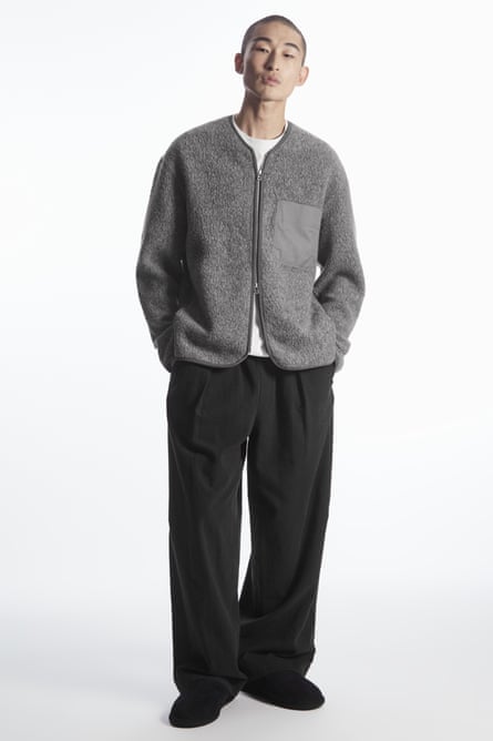 Grey fleece, £115, cosstores.com