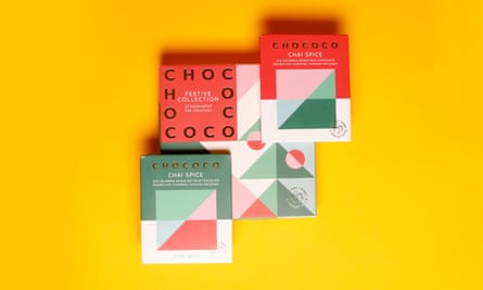 Chococo festive and spiced chocolates.