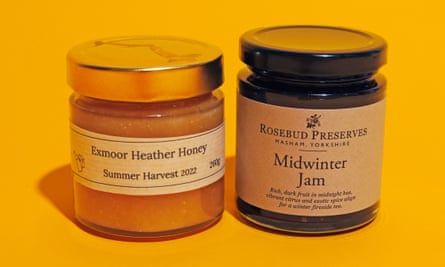 Summer harvest honey, Midwinter jam.