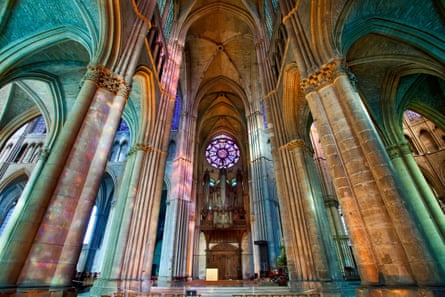 Rheims’ Notre-Dame Cathedral is a world heritage site.
