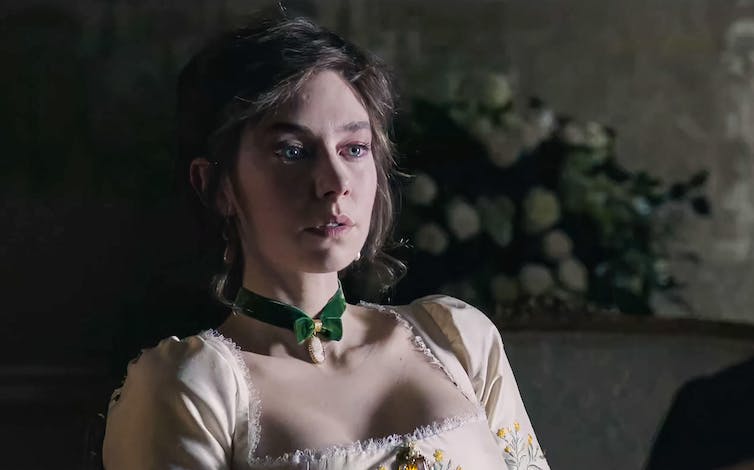 Josephine wears a cameo necklace in Napoleon.