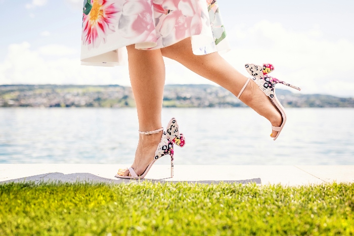 Walking in heels